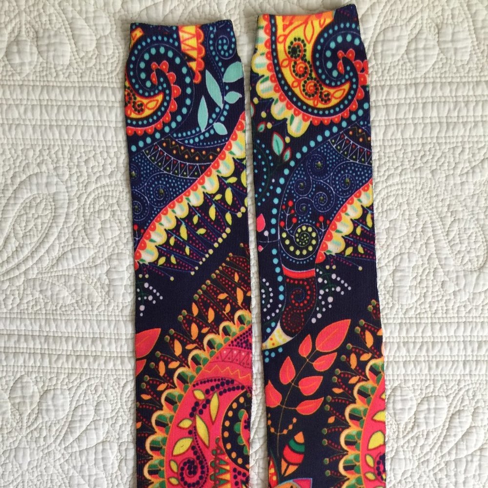 BURNING MAN BLAZE sublimated trouser socks
